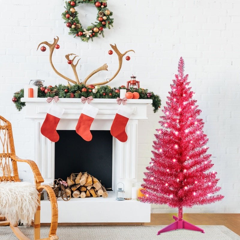 4ft Red Christmas Tree, Christmas Decorations