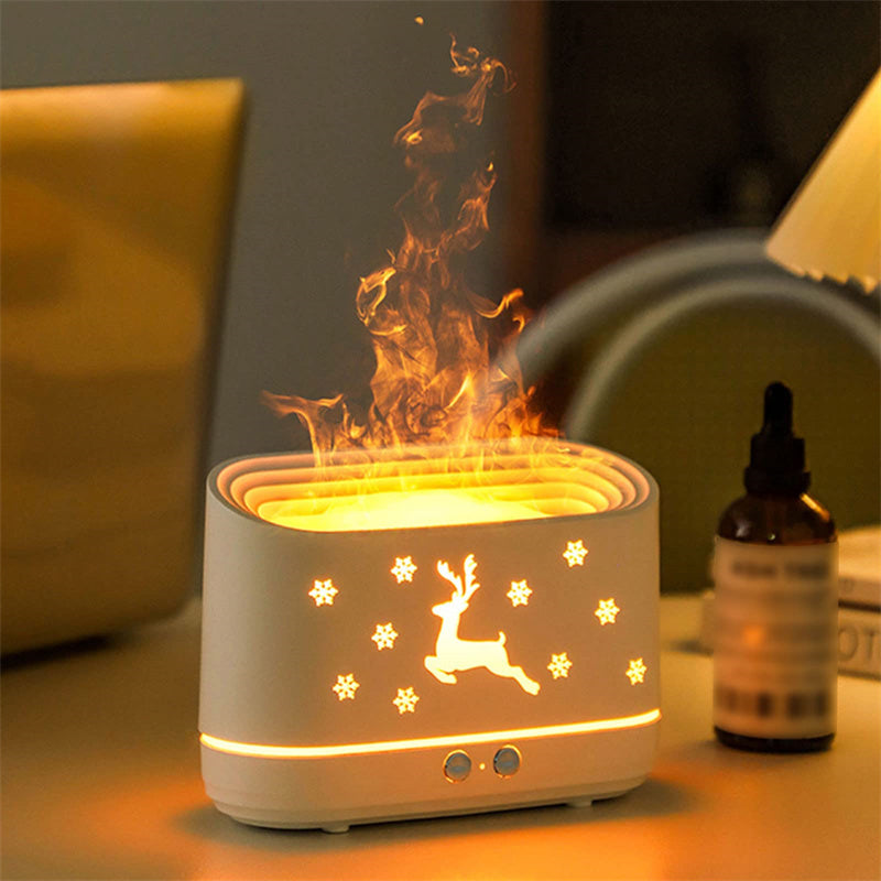 Merry & Bright Essential Oil  Diffuser Household Atmosphere Lamp Christmas Home Decorations
