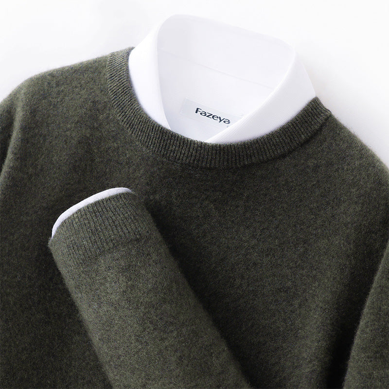 Merry & Bright Long Sleeve Pullover Business Casual Sweater Autumn And Winter