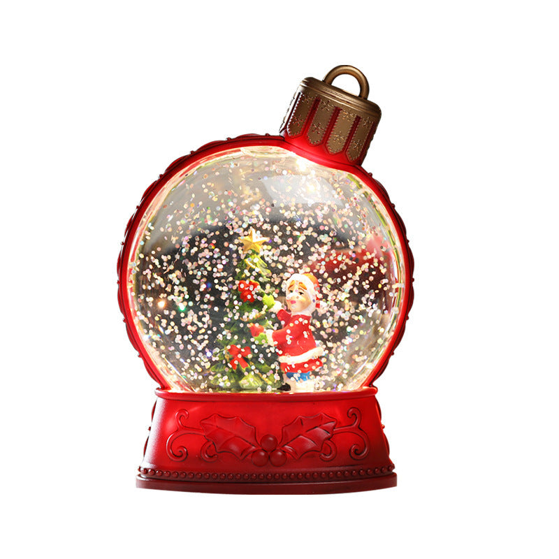Merry & Bright Christmas Decorations LED SnowGlobe
