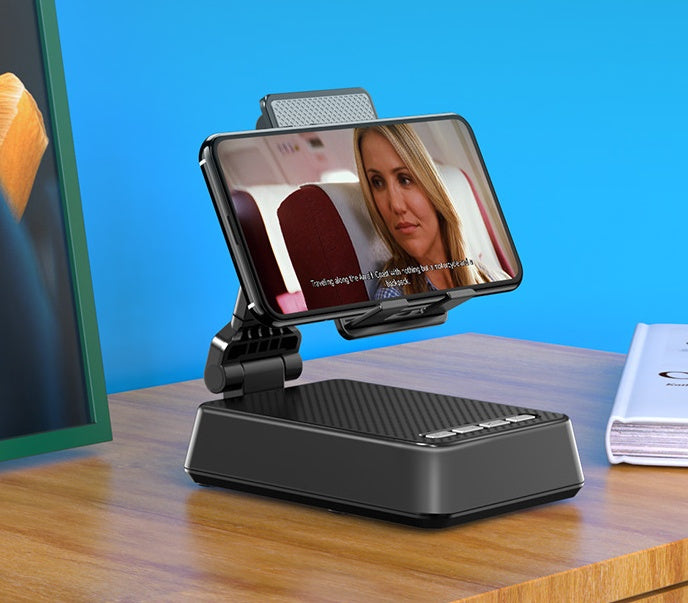 Merry & Bright iPhone Smart Wireless Bluetooth Speaker + Stand