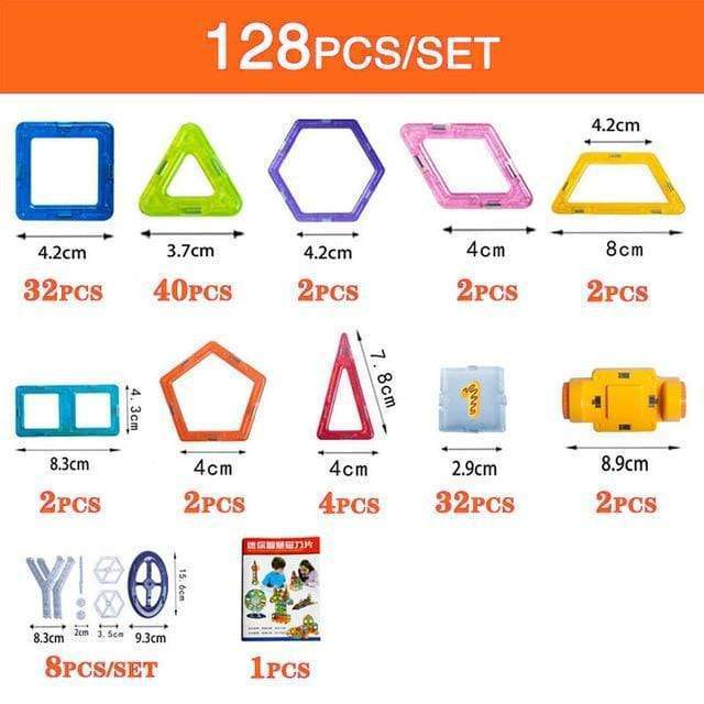 Merry & Bright Magnetic Building Blocks – DIY Construction Set for Kids