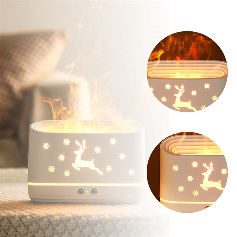 Merry & Bright Essential Oil  Diffuser Household Atmosphere Lamp Christmas Home Decorations