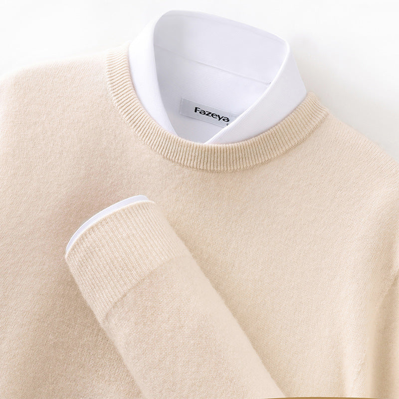 Merry & Bright Long Sleeve Pullover Business Casual Sweater Autumn And Winter