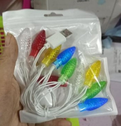 Merry Christmas Light Led Usb Charging Cable USB C