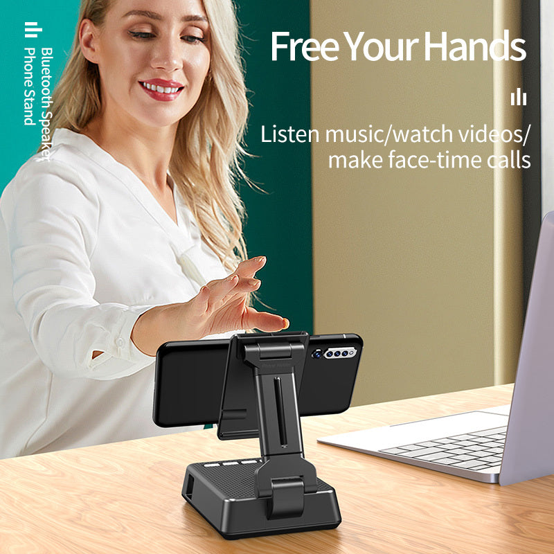 Merry & Bright iPhone Smart Wireless Bluetooth Speaker + Stand